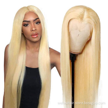 Wekesi Wholesale Blonde 613 Lace Front Wigs ,613 Hd Lace Frontal Wig,613 Blonde Full Lace Wig Human Hair